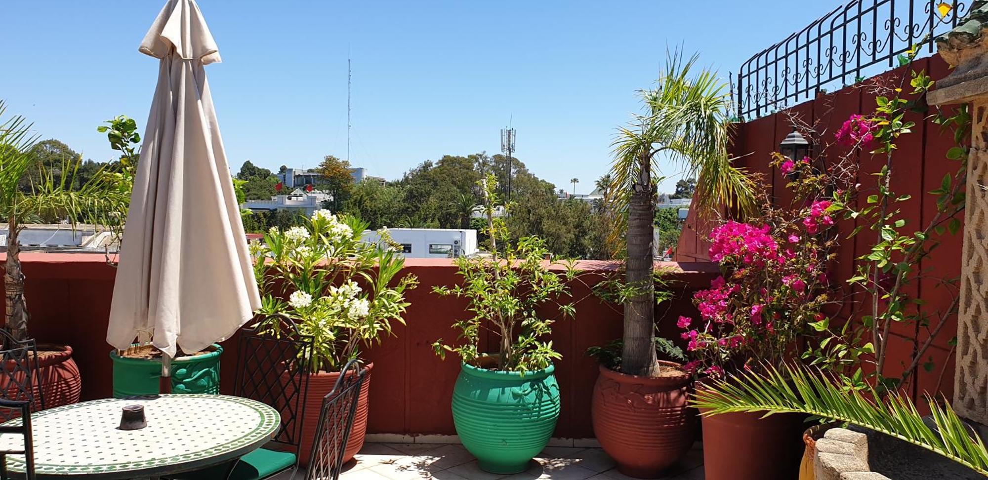 Appartement Agreable Avec 2 Tres Belles Terrasses Au Coeur De Rabat Zewnętrze zdjęcie