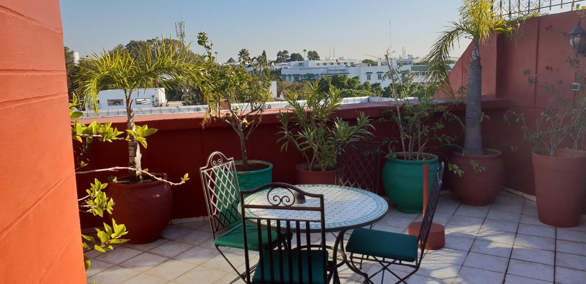 Appartement Agreable Avec 2 Tres Belles Terrasses Au Coeur De Rabat Zewnętrze zdjęcie